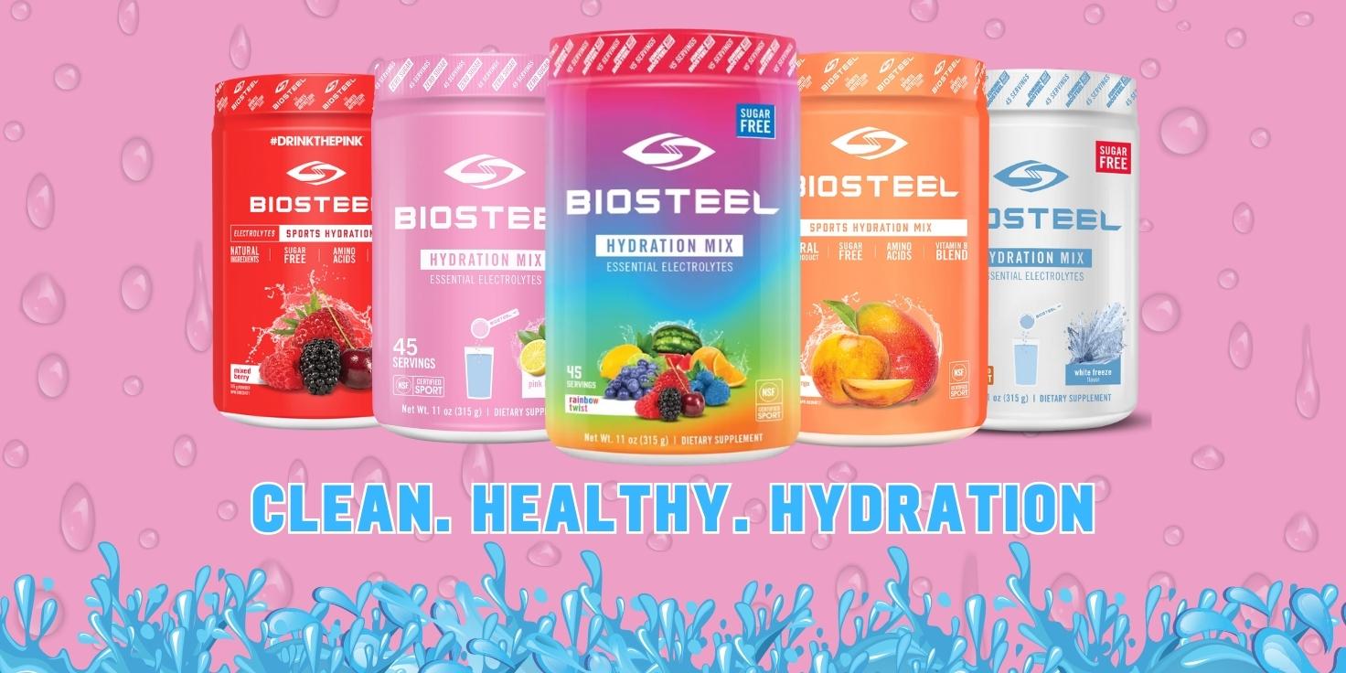 BioSteel: Clean. Healthy. Hydration.