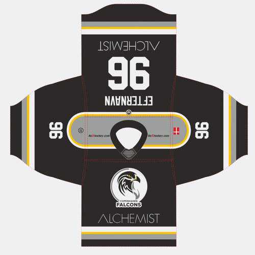 Falcons Game Jersey m.silicone Black Senior