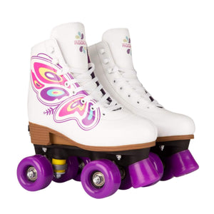 Rookie Butterfly Adjustable Side By Side Roller Skates Youth